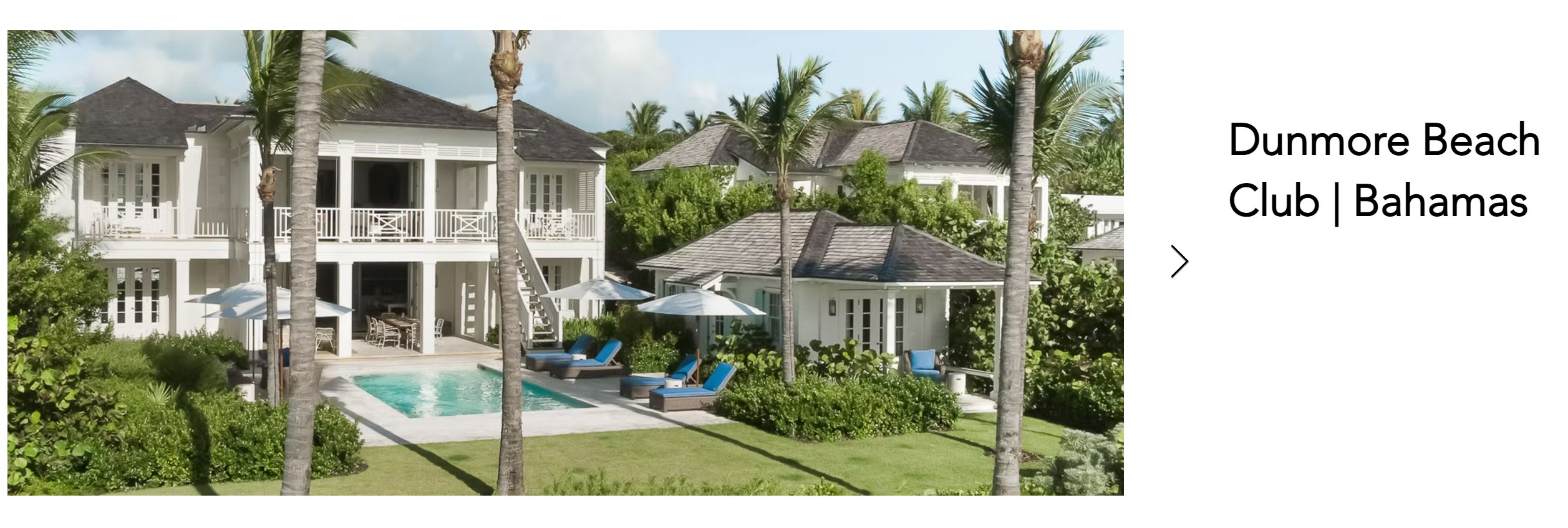 Dunmore Beach Club beachfront resort villas, Bahamas