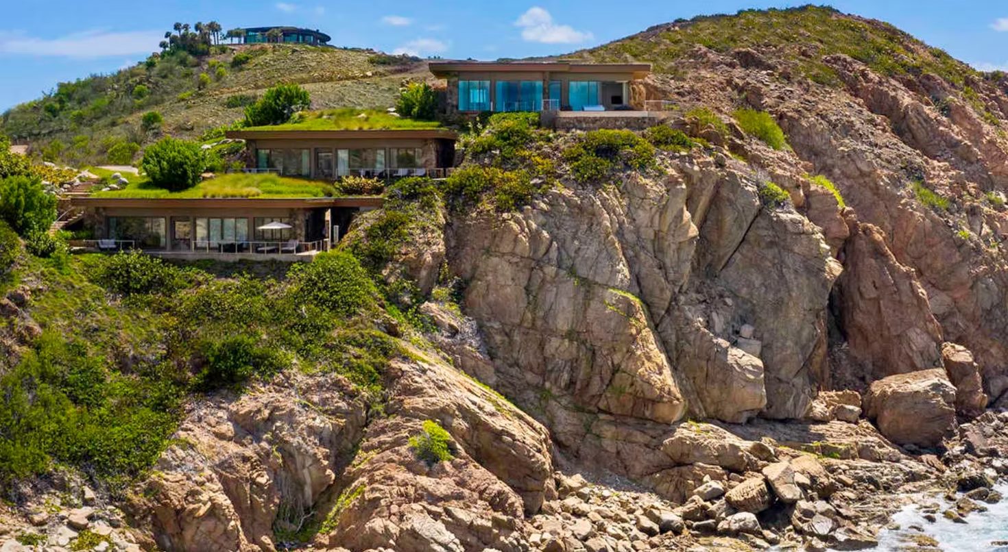 Oil Nut Bay luxury villa on cliffside with panoramic ocean views, British Virgin Islands