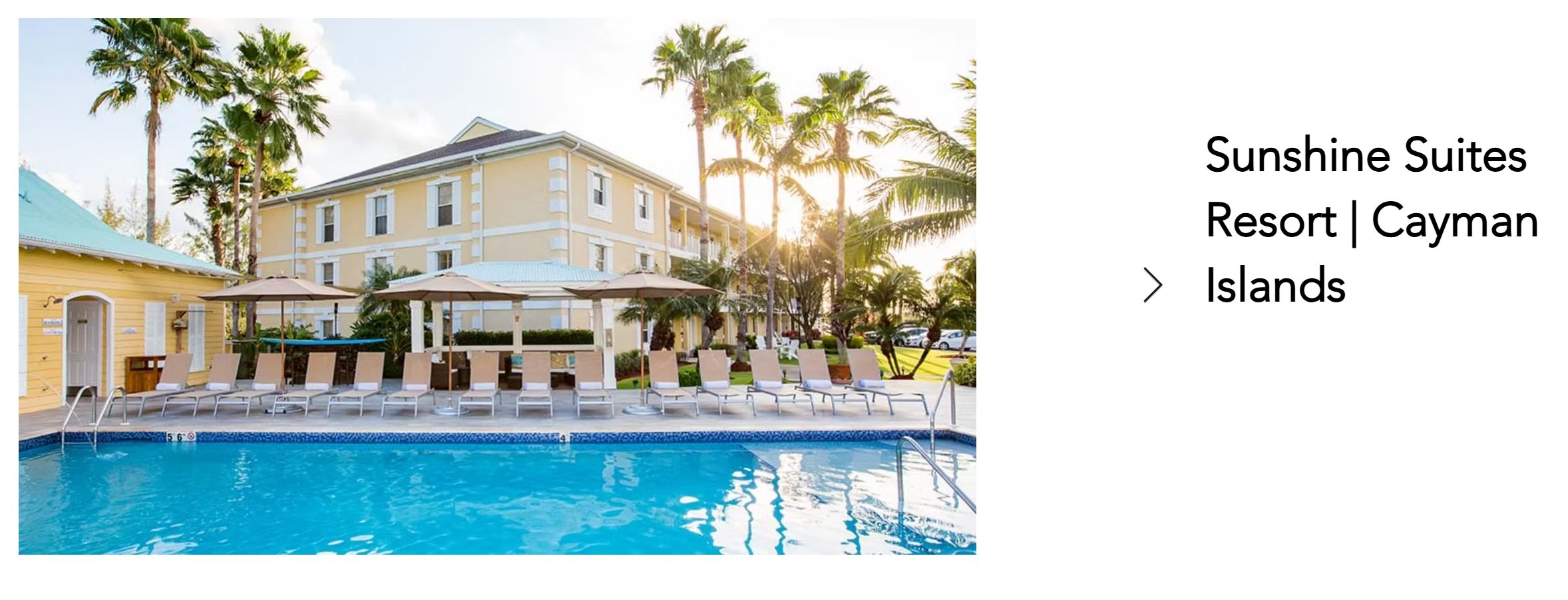 Sunshine Suites Resort pool and exterior, Cayman Islands — impact windows by Triangle Exports